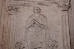 Stucco Relief Sculpture of a Prophet, Orthodox Baptistery, Ravenna