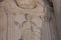 Stucco Relief Sculpture of a Prophet, Orthodox Baptistery, Ravenna