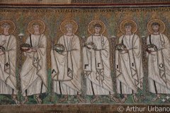 Procession of Male Martyrs and Saints, Sant'Apollinare in Classe, Ravenna